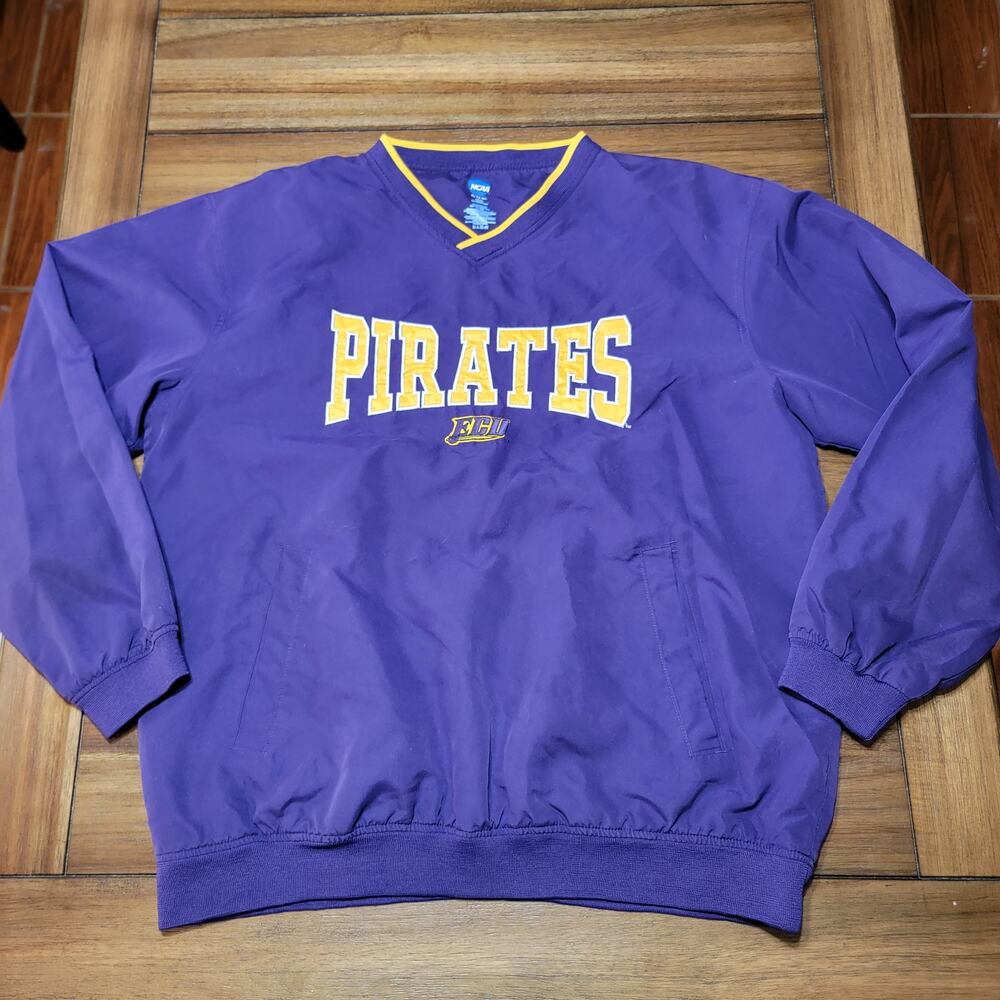 NCAA East Carolina Pirates Purple Pullover - Size Medium